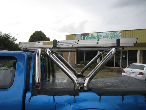 Hilux GGN25R 2005-2015  03205STR Swing Sport Bar Stainless Tube with Roof Rack Package - SKU MCC-01002-05S185TR
