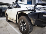 Pajero Sport QE QF 2015-2020 039BSR Side Step and Rail Package (Chrome Step Plate) (50mm Bull Bar) - SKU MCC-02010-039BSR