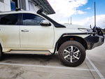 Pajero Sport QE QF 2015-2020 039BSR Side Step and Rail Package (Chrome Step Plate) (50mm Bull Bar) - SKU MCC-02010-039BSR