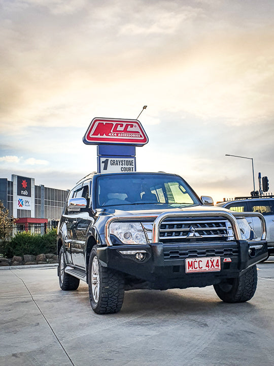 Pajero NS NX NT NW 2006-2021 808-01 Phoenix Bull Bar Triple Stainless Loops Package - SKU MCC-02004-801