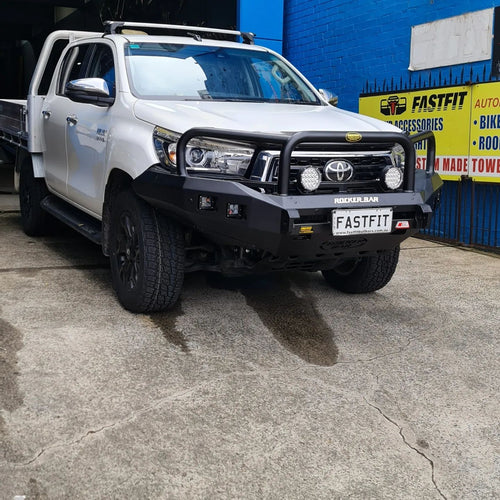 Hilux 2016-2020 078-02SQ Rocker Bull Bar Triple Loops Package - SKU MCC-01017-7802SQ