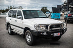 Land Cruiser 105 series 1998-2007 707-01 Falcon Bull Bar Triple Stainless Loops Package (LED Foglight) - SKU MCC-01014-701FOGUP