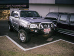 Patrol Y61 2005-2012 707-01 Falcon Bull Bar Triple Stainless Loops Package (LED Foglight) - SKU MCC-03004-701FOGUP