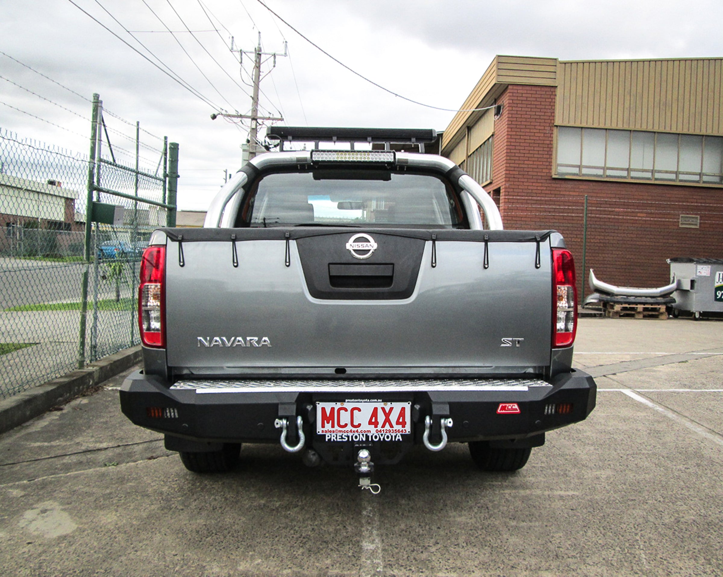 Navara D40 2005-2015 Rocker Rear Bar Package – MCC 4x4