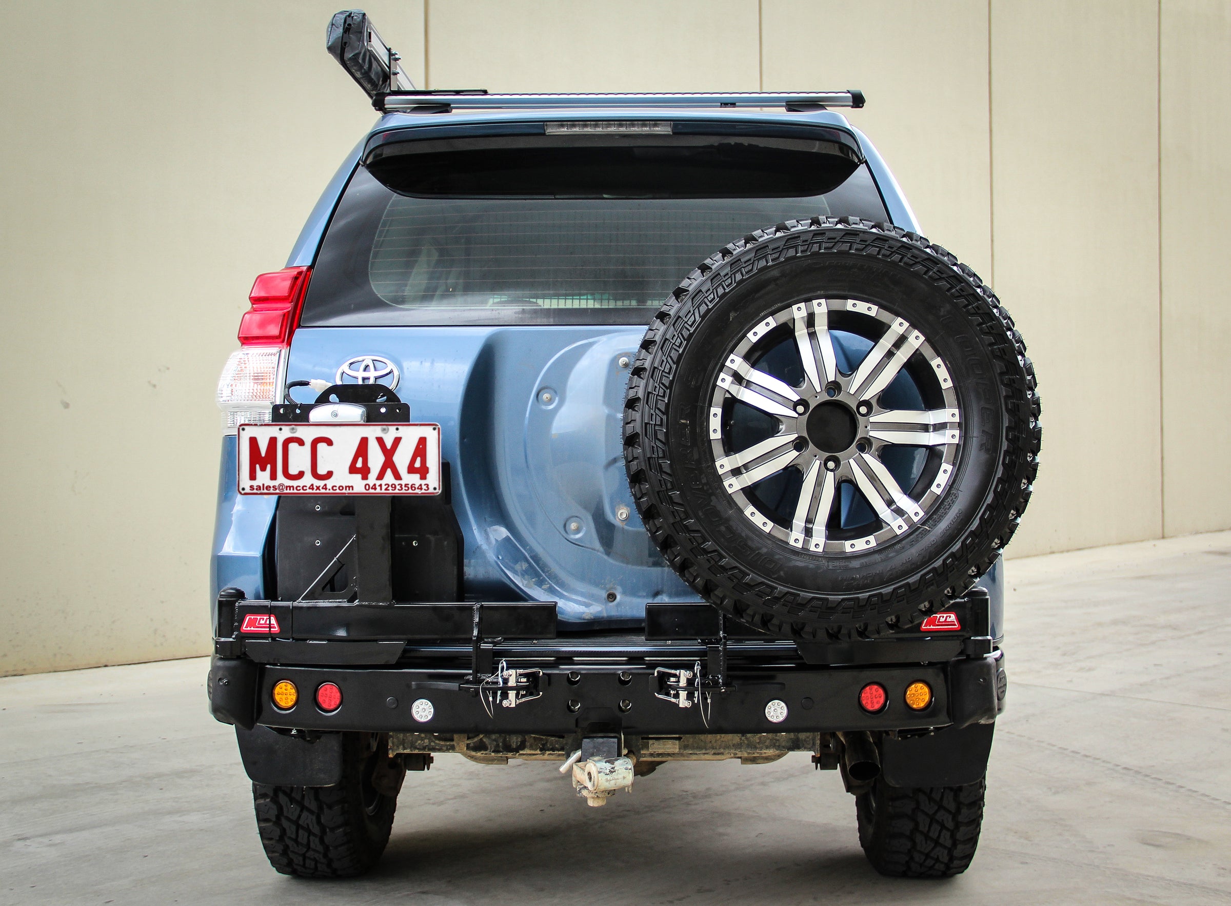 Prado 150 prefacelift 2009-2017 022-02 Rear Wheel Carrier Dual Wheels ...