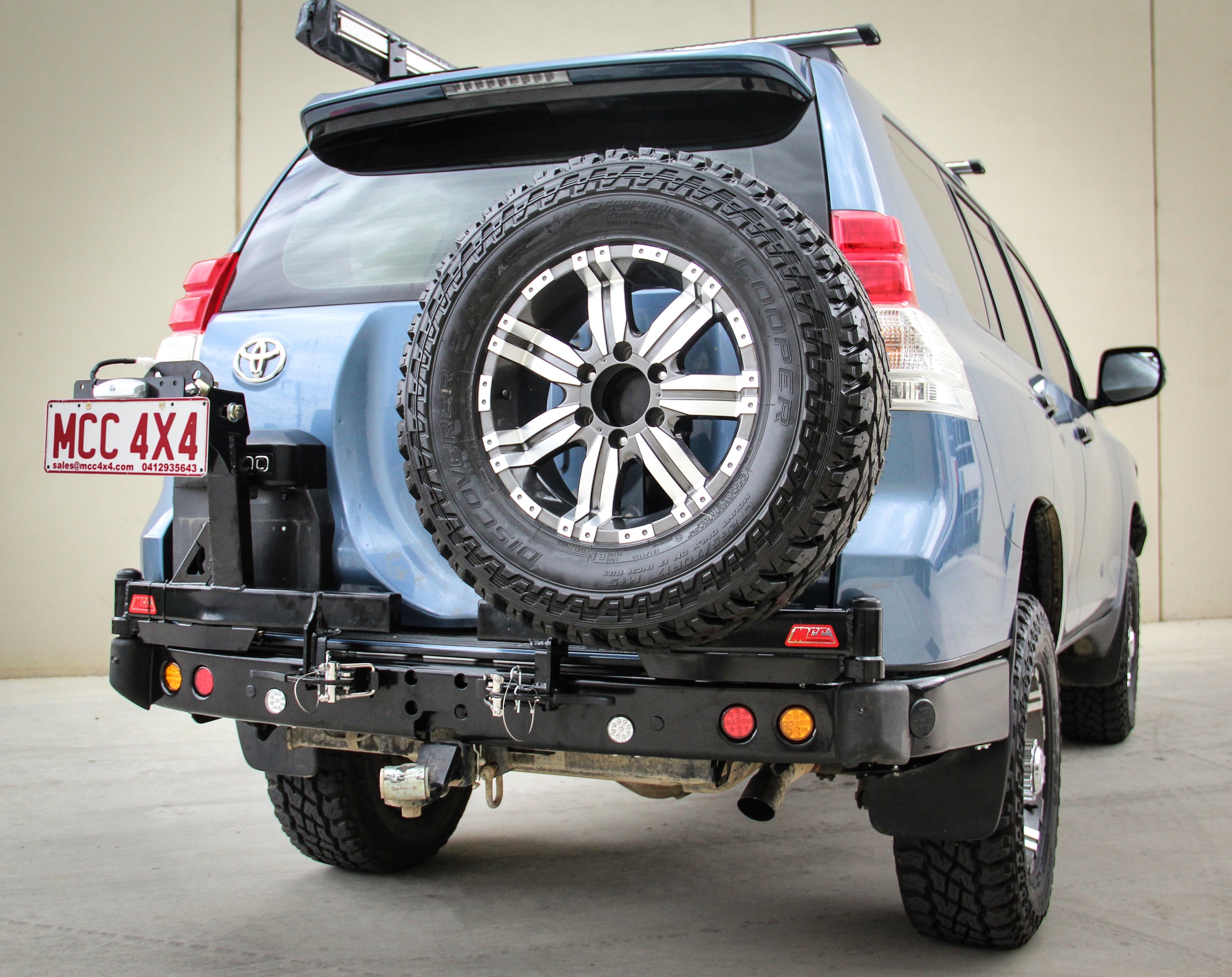 Prado 150 Rear Diff Protection Kit Prado 150 prefacelift 2009-2017 022-02 Rear Wheel Carrier Dual Wheels ...