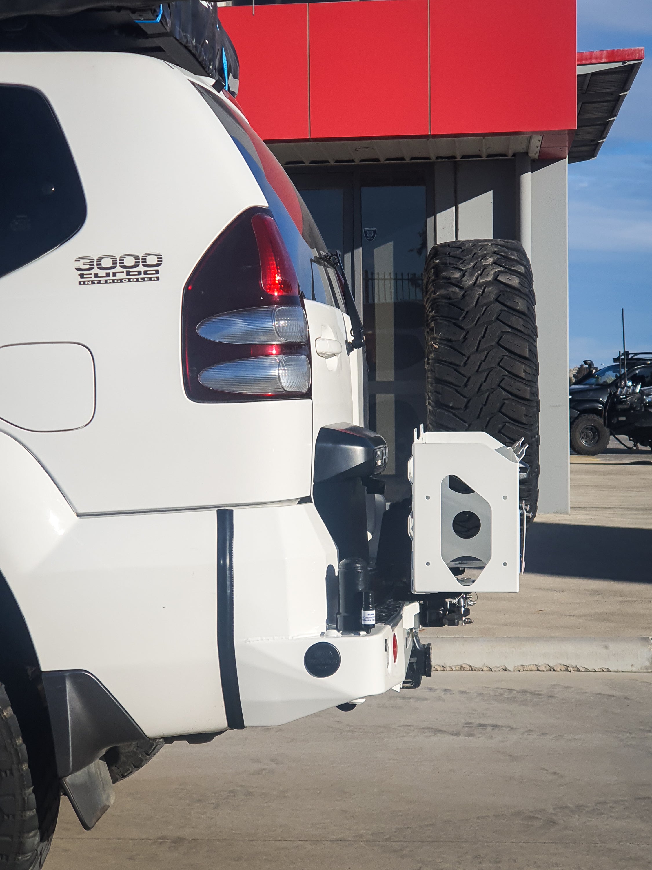 Prado 150 facelift 2017-Current 022-02 Rear Wheel Carrier Dual Wheels ...