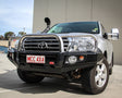 Land Cruiser 200 series prefacelift 2007-2015  707-01 Falcon Bull Bar Triple Stainless Loops Package (No Foglight) - SKU MCC-01008-701UP