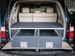 Land Cruiser 100 series 1998-2007 4401 Galvanised Steel Carpet Dual Drawer System - SKU MCC-01007-4401