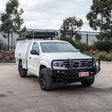 Amarok 2011-On 707-02 Falcon Bull Bar Black A-Frame Package (LED Foglight) - SKU MCC-04001-702FOGUP