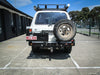 Land Cruiser 80 series 1990-1998  (GX or Non Flare) 022-02 Rear Wheel Carrier Single Jerry Can Holder Package - SKU MCC-01006-202LPK2