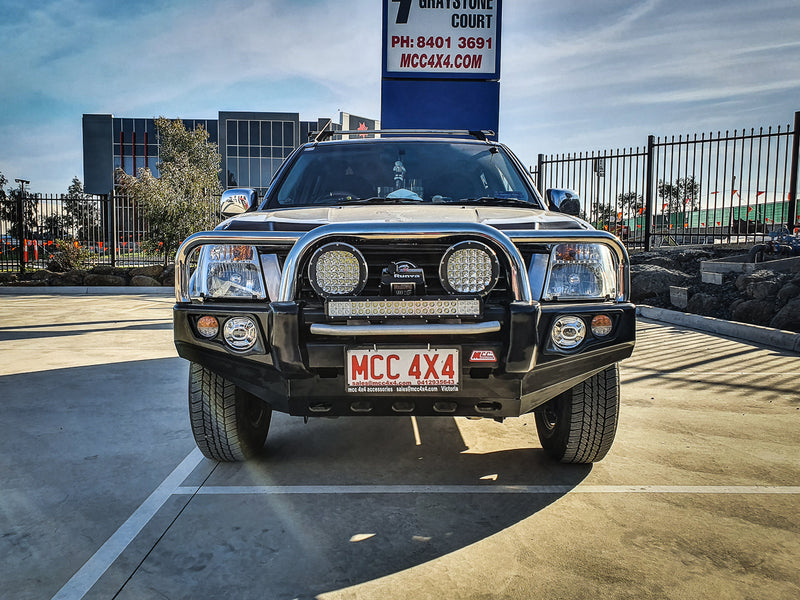 Dmax 2003-2006/ Holden Rodeo RA - 707-01 Falcon Bull Bar Triple Stainl ...