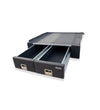 Hilux GGN25R 2005-2011 4401 Galvanised Steel Carpet Dual Drawer System - SKU MCC-01002-4401