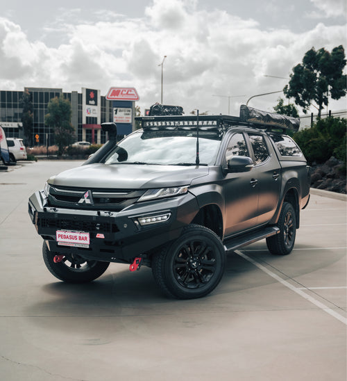 Triton MR 2019-Present 909-01 Alloy Pegasus Bull Bar Bumper Replacement Package - SKU MCC-02011-901