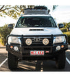 Hilux KUN26R 2012-2015 707-02 Falcon Bull Bar Black A-Frame Package (No Foglight) - SKU MCC-01015-702UP
