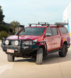 Hilux 2016-Current 039BSR All Black Side Step and Rail Package (50mm Bull Bar) - SKU MCC-01017-039ABSR