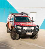 Hilux 2016-Current 039BSR All Black Side Step and Rail Package (50mm Bull Bar) - SKU MCC-01017-039ABSR