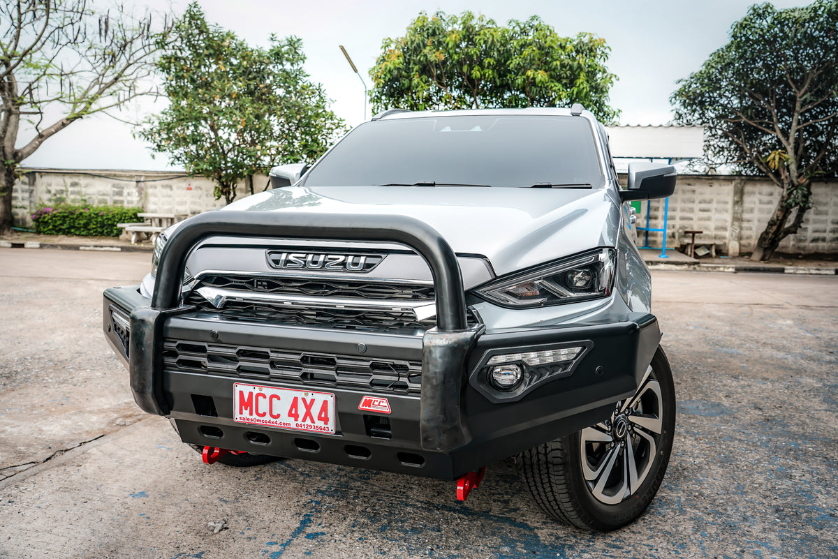 Mux Rear Protection Bar MUX Gen 3 2020-On 808-01 Phoenix Bull Bar Single Black Loop Package ...