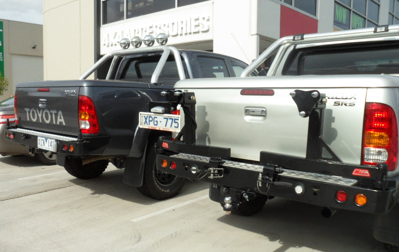 Hilux GGN25R 2005-2015  022-02 Rear Wheel Carrier Single Jerry Can Holder Package - SKU MCC-01002-202PK2