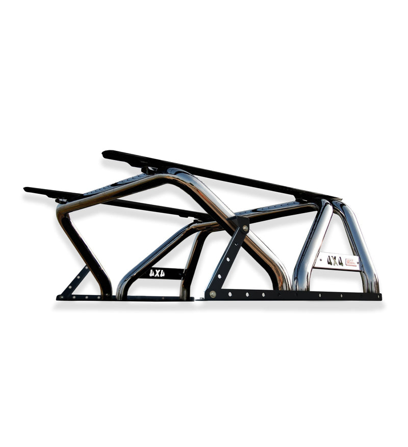 Triton MN 02010-2015 03205STR Swing Sport Bar Stainless Tube with Roof Rack Package - SKU MCC-02003-05S185TR