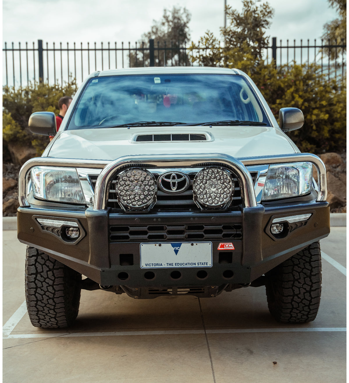 Hilux KUN26R 2012-2015 808-01 Phoenix Bull Bar Triple Stainless Loops ...