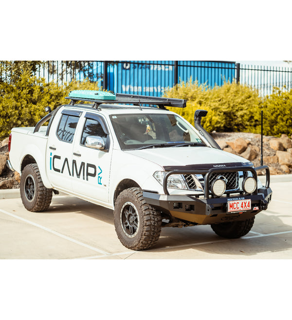 Navara D40 2011-2015  078-02SQ Rocker Bull Bar Triple Loops Package - SKU MCC-03007-7802SQ