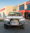Land Cruiser 200 series prefacelift 2007-2015  707-01A Alloy Falcon Bull Bar Triple Loops Package (LED Foglight) - SKU MCC-01008-701AW