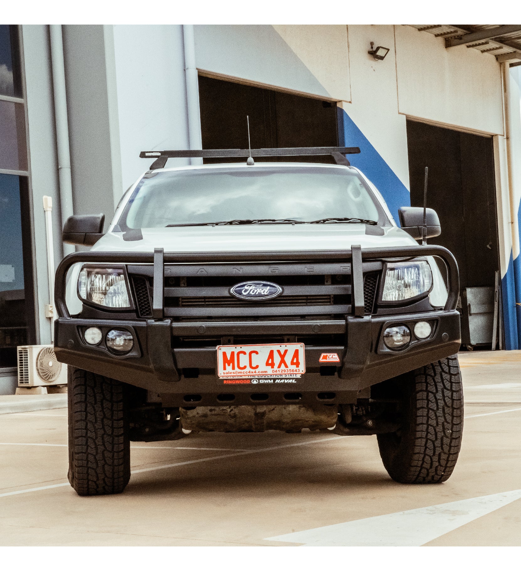 Ranger PX 1 2011-2015 707-02 Falcon Bull Bar Black A-Frame Package (LE ...
