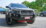 BT50 TF 2021-On 707-01 Falcon Bull Bar Triple Stainless Loops Package (LED Foglight) - SKU MCC-06004-701FOGUP